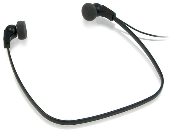 Philips LFH0334 Transcription Headphones, Wired, 3m Cable, 14mm Driver