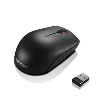 Lenovo 300 Wireless Mouse, Ambidextrous, 1000 DPI, 12-Month Battery