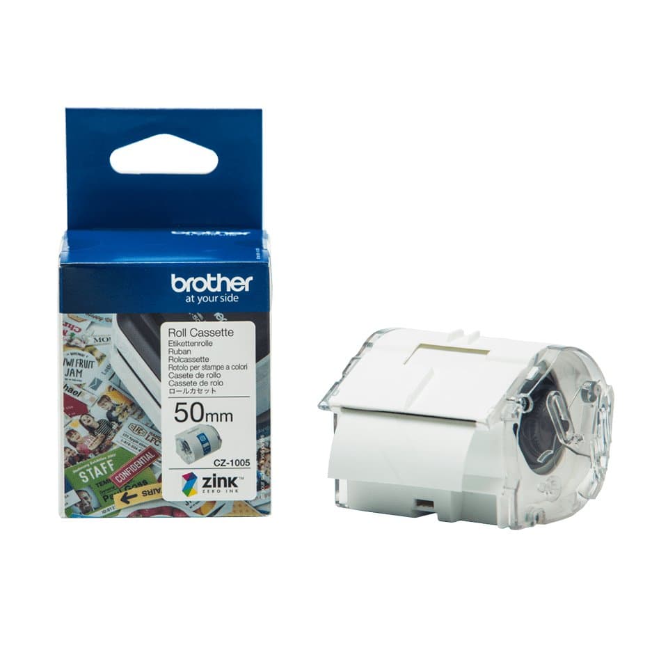 Brother CZ-1005, Continuous Label Roll, 50mm Width, 5m