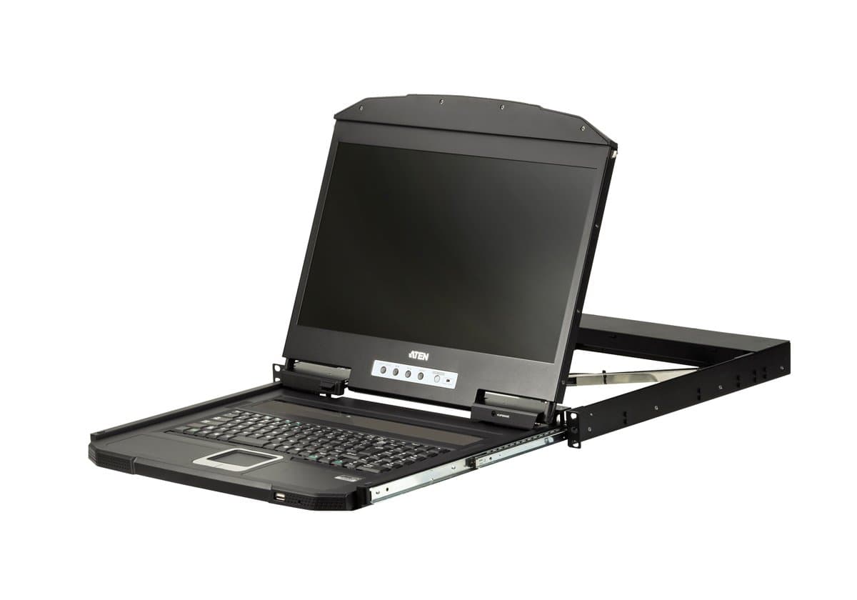 ATEN 19in Ultra Short Depth Wide Screen LCD Console HDMI/USB