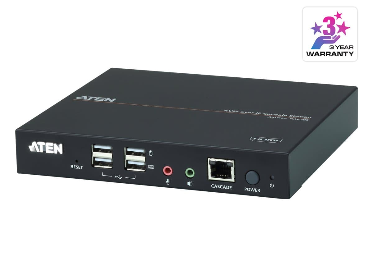 ATEN KA8280, KVM Over IP Console Station, HDMI, 1920×1200, 60Hz