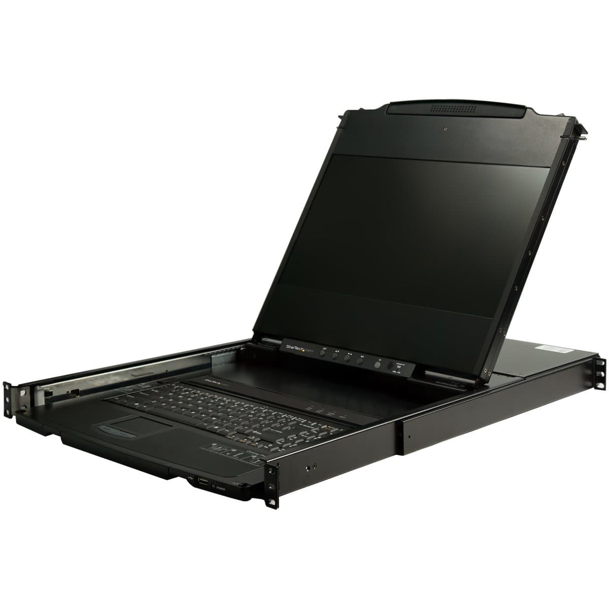 StarTech Dual Rail Rackmount KVM Console, 17.3" 1080p, DVI/VGA, 1U
