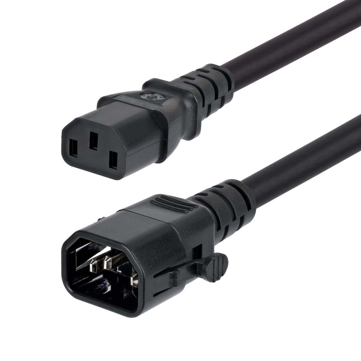 StarTech.com 6ft Heavy Duty Power Cord TAA Locking C14 To C13 Extension Cord