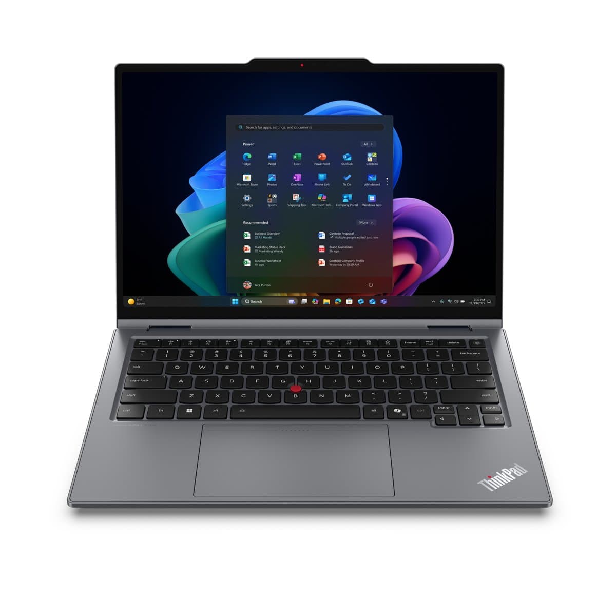 Lenovo ThinkPad X1 2-in-1 Gen 11 Copilot+ PC, Intel Core Ultra 7-365, 14" WUXGA, 32GB LPDDR5x, 512GB SSD