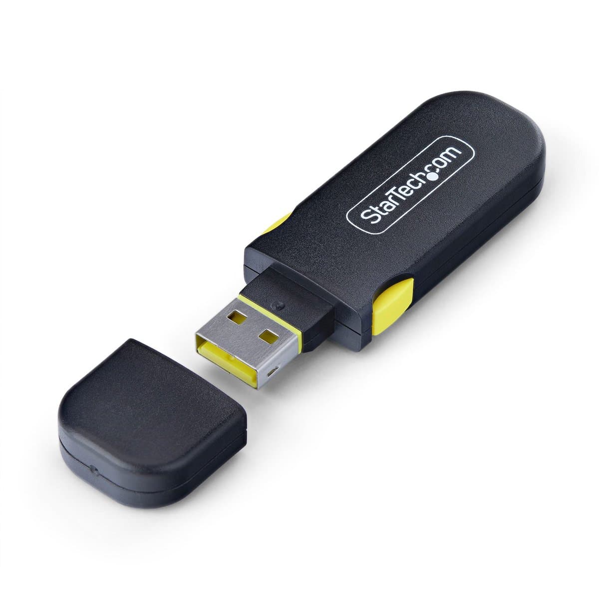 StarTech USB-A Port Blocker, 4x Latching Covers, Snap-In, Black