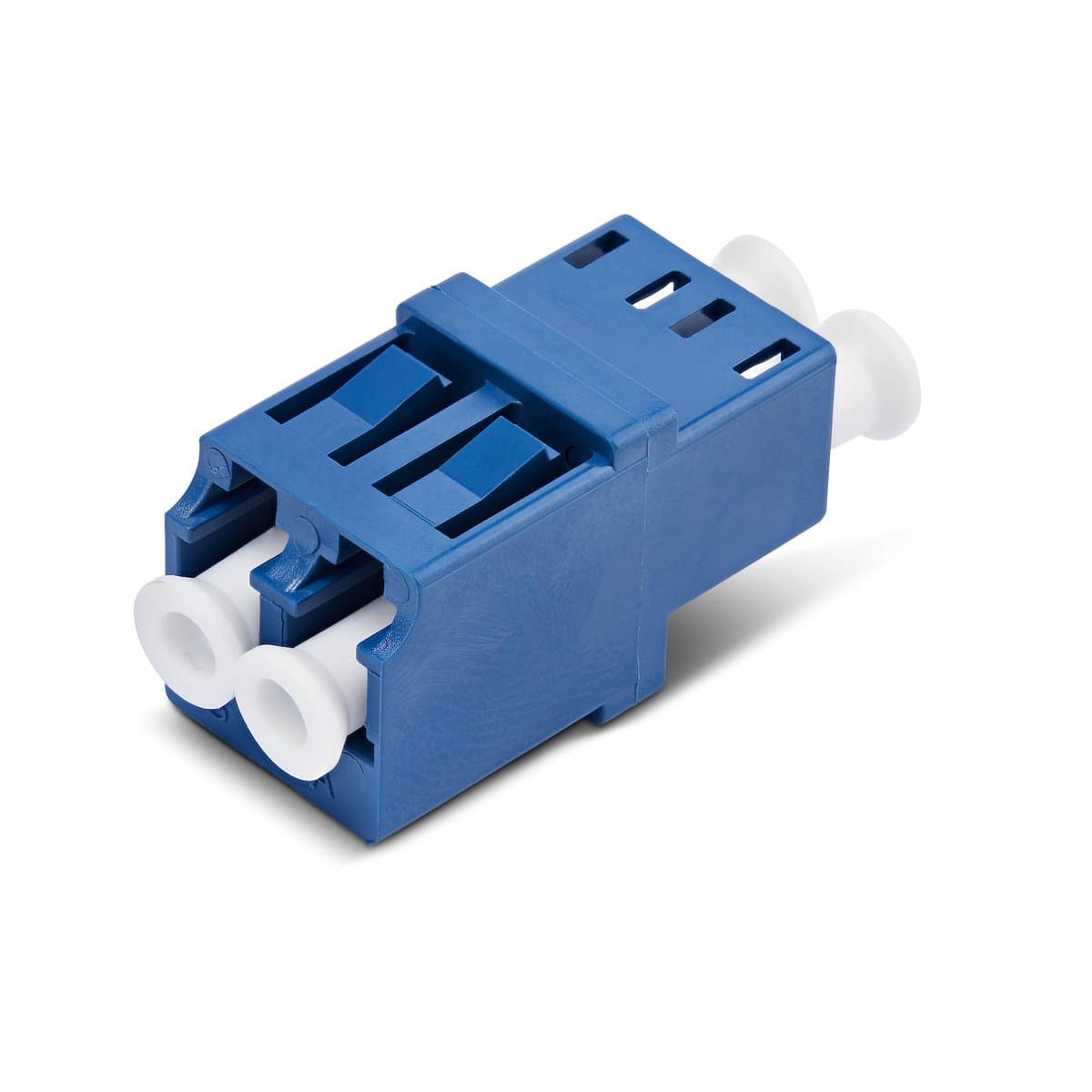 StarTech LC to LC Fiber Coupler, Duplex Single-Mode LC/UPC, TAA, Blue/White