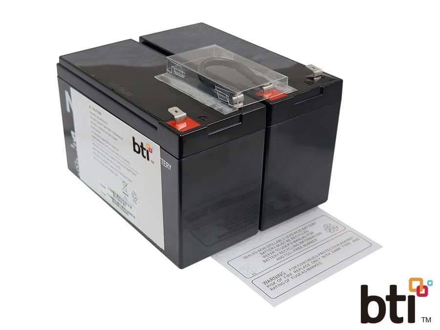 Battery Technology RB1270X2F-BTI, 12V Lead Acid, 2-Cell SLA, CyberPower Compatible