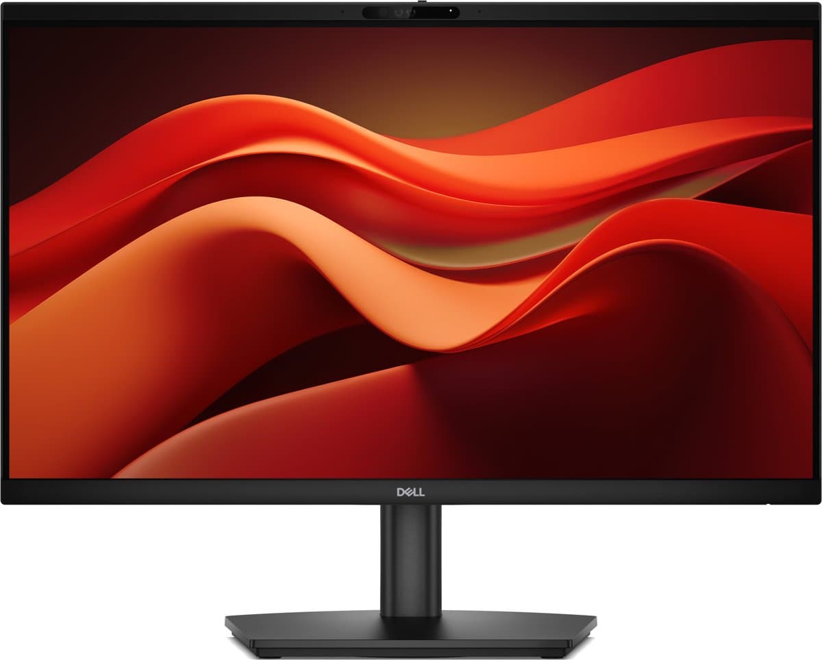 Dell E2426HB, 24" Video Conferencing Monitor, Full HD IPS, Built-in Webcam
