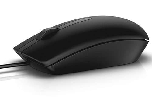 Dell MS116, Optical Mouse, USB Type-A, 1000 DPI, Wired