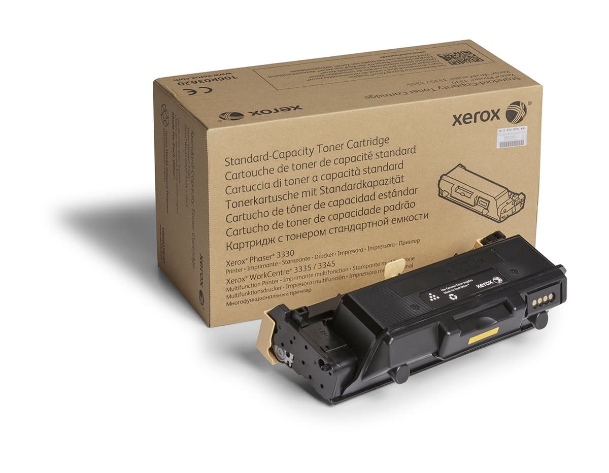 Xerox Phaser 3330 WorkCentre 3300 Black Toner Cartridge, Standard Capacity, 2600 Pages