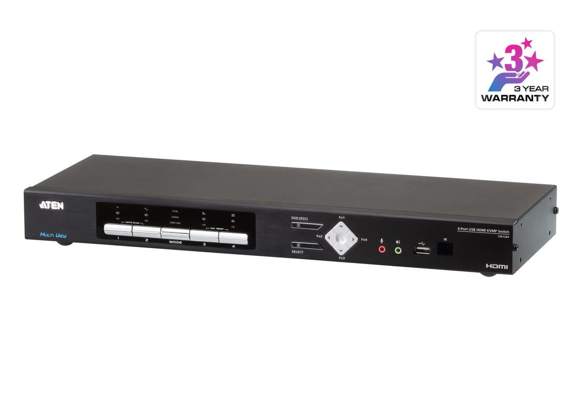 4PORT HDMI QUAD-IN-ONE KVMP