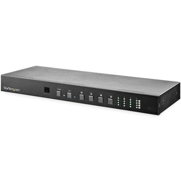 StarTech 4x4 HDMI Matrix Switch, 4K 60Hz, Ethernet Control, 18 Gbit/s, Rack Mountable