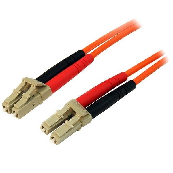 StarTech OM2 Multimode Fiber Optic Cable, 15 m, LC/LC, 50/125, LSZH