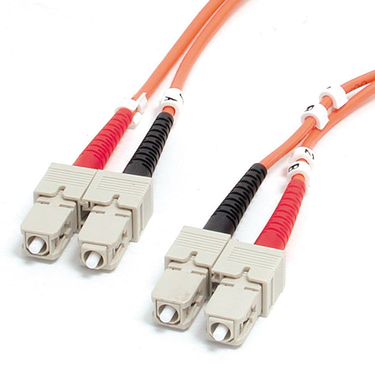 StarTech 1m SC/SC Multimode Fiber Cable, OM1, 62.5/125 µm, 10G, LSZH