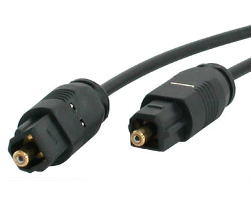 StarTech Thin Toslink Digital Audio Cable, 6 ft, Male-to-Male, Black