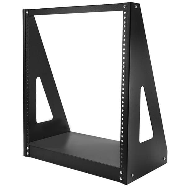 StarTech 12U 2-Post Open Frame Server Rack, 160 kg Capacity, 19" Mount, Freestanding