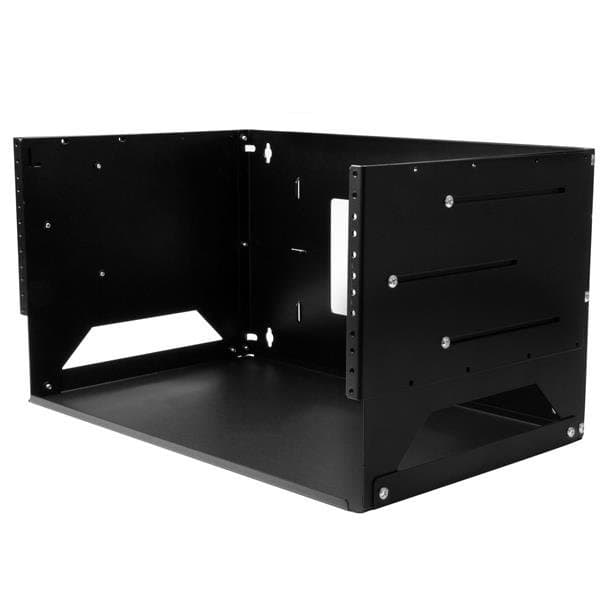 StarTech 4U Wall-Mount Server Rack, 34kg Capacity, 12–18" Adjustable Depth, Solid Steel