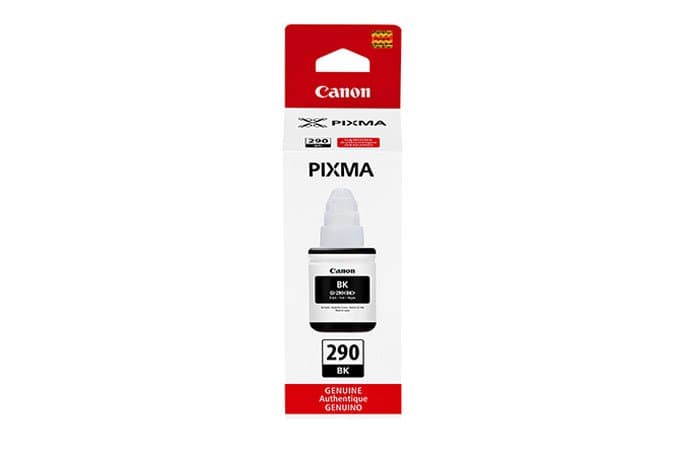 Canon GI-290 Black Ink Bottle, Pigment-Based, MegaTank Compatible