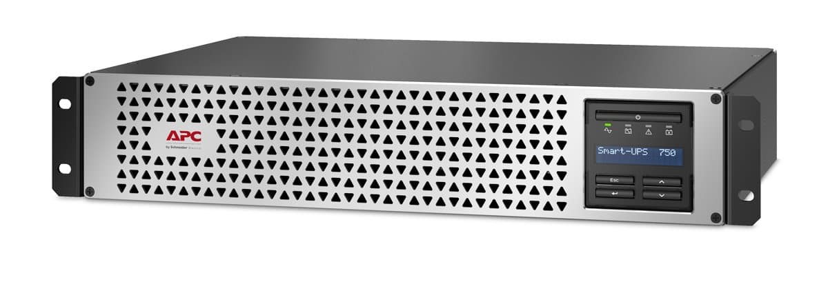APC Smart-UPS Li-Ion, 0.75 kVA, 600 W, 2U Rackmount, 10-Year Battery