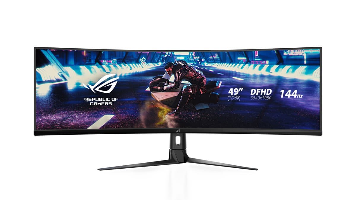 ASUS ROG Strix XG49VQ, 49" Curved Ultra-wide, 3840×1080, 144Hz, 4ms