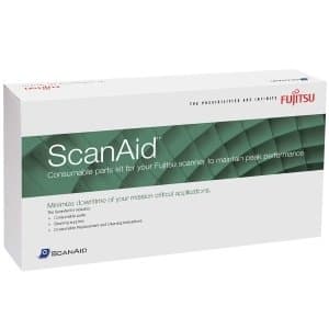 Fujitsu ScanAid Maintenance Kit, fi-6800/fi-6400, Rollers, Cleaning