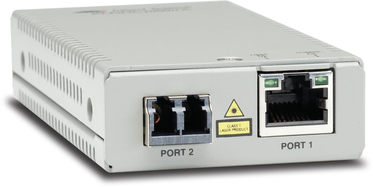 Allied Telesis TAA Federal 10/100/1000T To 1000SX/LC Mm Media Rate Converter