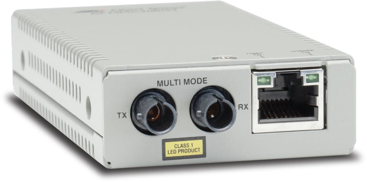 Allied Telesis TAA Federal 10/100TX To 100FX/ ST Mm Media Rate Converter
