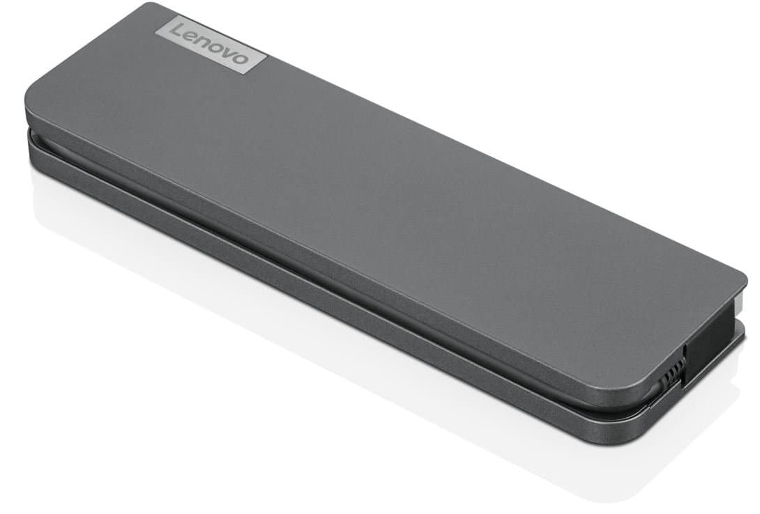 Lenovo USB-C Mini Dock, USB 3.2 Gen 1, Gigabit Ethernet, 65W, Black