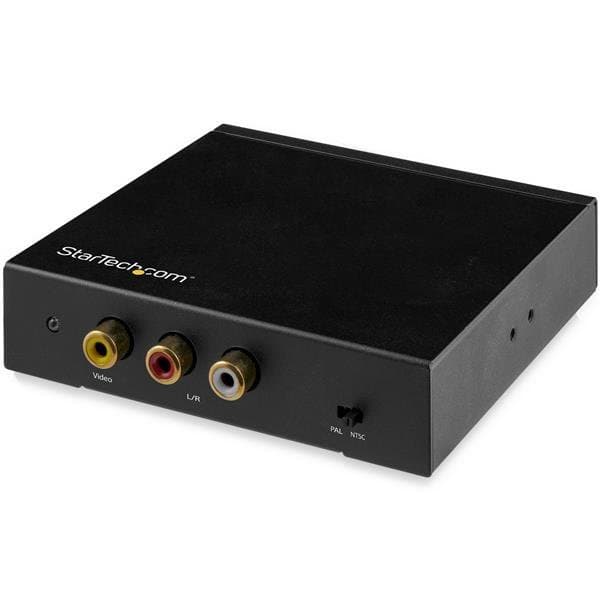 StarTech HDMI to RCA Converter Box, 1080p, Composite Video, NTSC/PAL