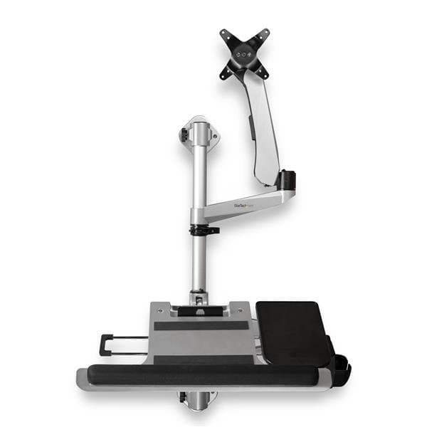StarTech Wall Mount Workstation, Articulating Arm, 30" Monitor, 9kg Capacity