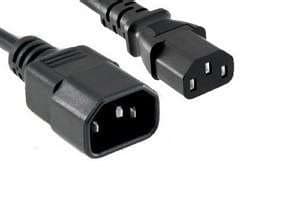 Opengear IEC Power Cable, C13–C14 Connectors, 1.8m, 10A, Black