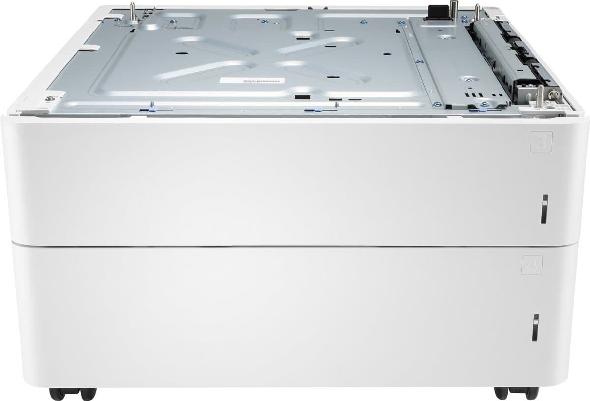 HP Color LaserJet 2×550-Sheet Feeder Stand, 1100-Sheet Capacity, A6–Legal