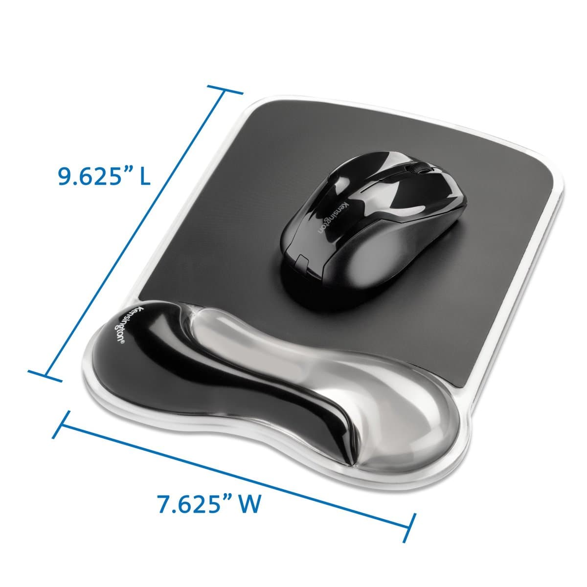 Kensington Duo Gel Mouse Pad Wrist REST Gray
