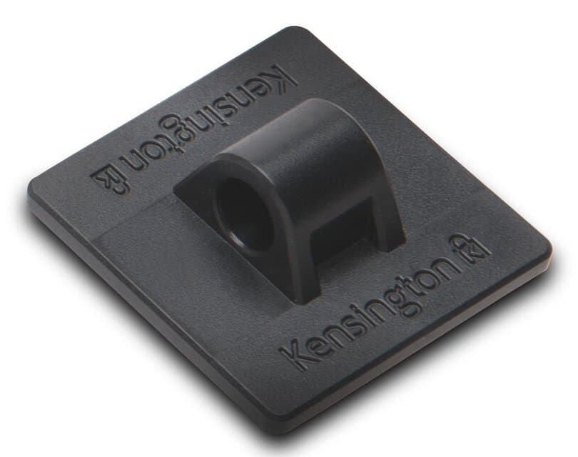 Kensington Anchor Plate K67934WW, Black, Adhesive-Backed, Security Adapter