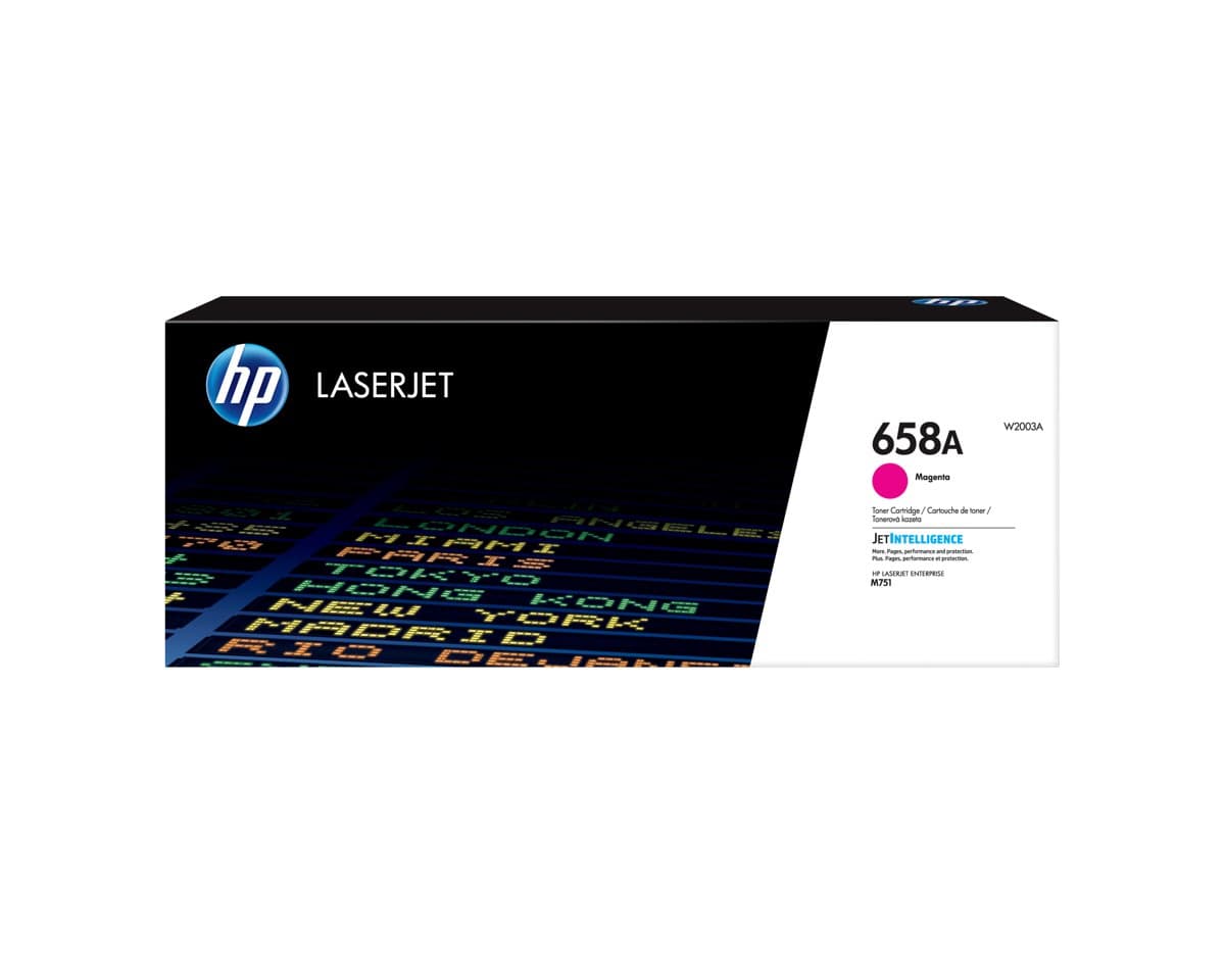 HP 658A Magenta LaserJet Toner Cartridge, 6000 pages, Original, 1 pc