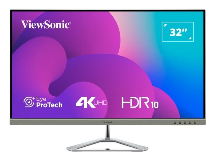 Viewsonic VX3276-4K-MHD-2, 32" 4K Monitor, VA Panel, 4ms Response