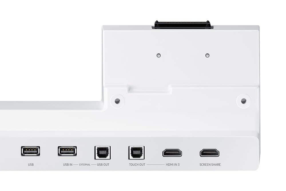 Samsung Flip 65 Optional Connectivity Tray, HDMI, USB 2.0, USB Type-B, White