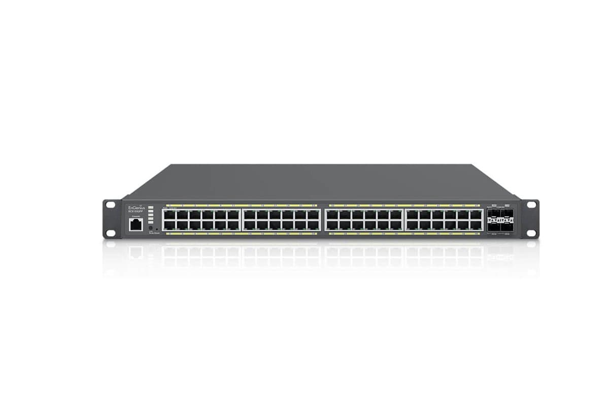 EnGenius ECS1552FP, 48-Port Gigabit PoE+, 740W, 4× 10G SFP+, 1U Rack