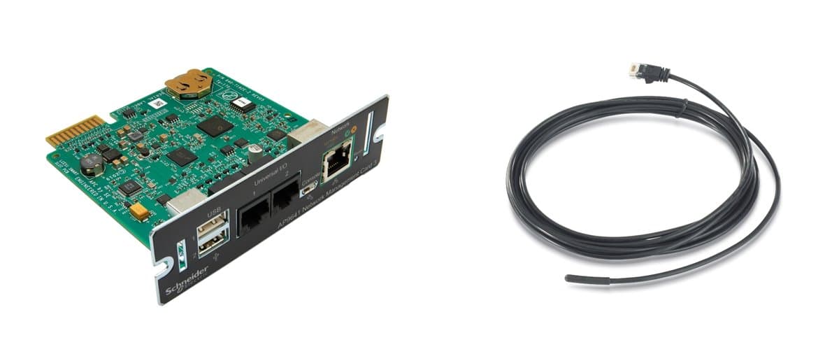 APC AP9641 Smart-UPS Network Management Card, SmartSlot, Environmental Monitoring
