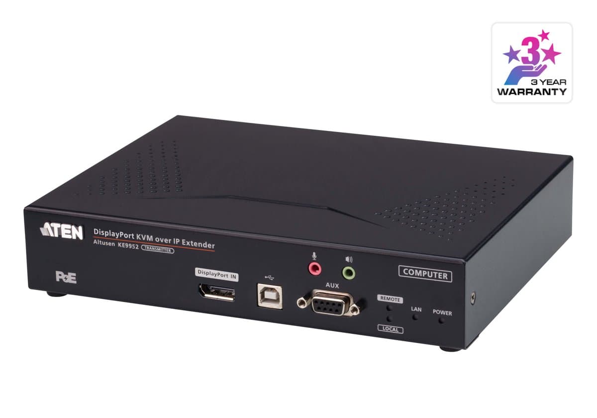ATEN 4K DP S KVM Over IP Transmitter