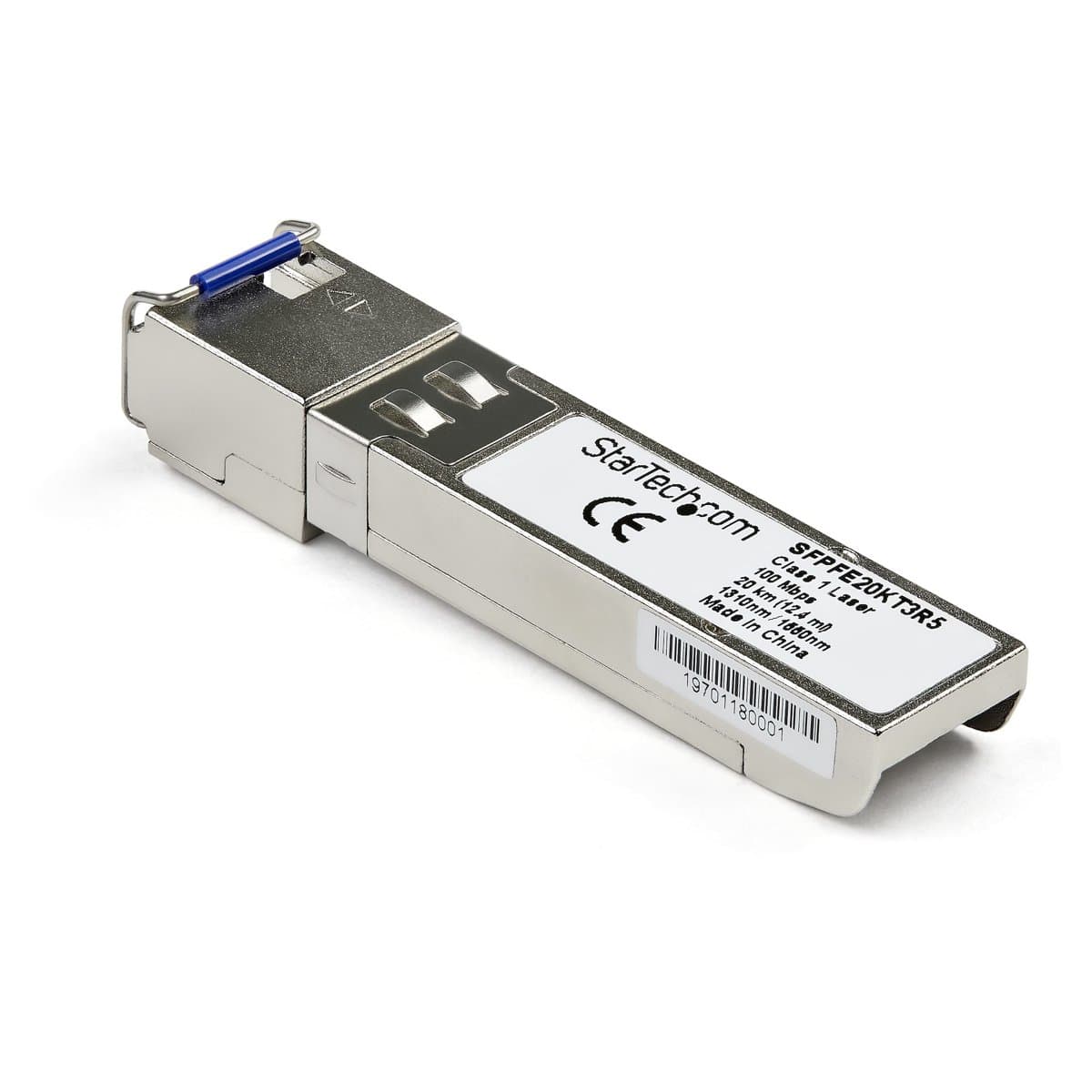 StarTech Juniper SFP-FE20KT13R15 Compatible SFP Module, 100 Mbps, 100BASE-BX-U, 20 km