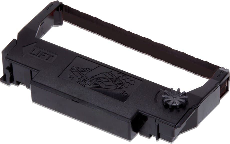 Epson ERC38B Ribbon Cartridge, Black, TM-300/TM-U210 Compatible, Single Pack