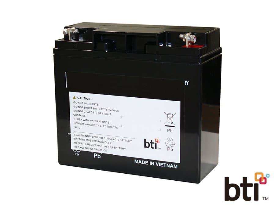 Battery Technology UB12180-BTI, 12V, 18Ah, Lead Acid, 1-Cell