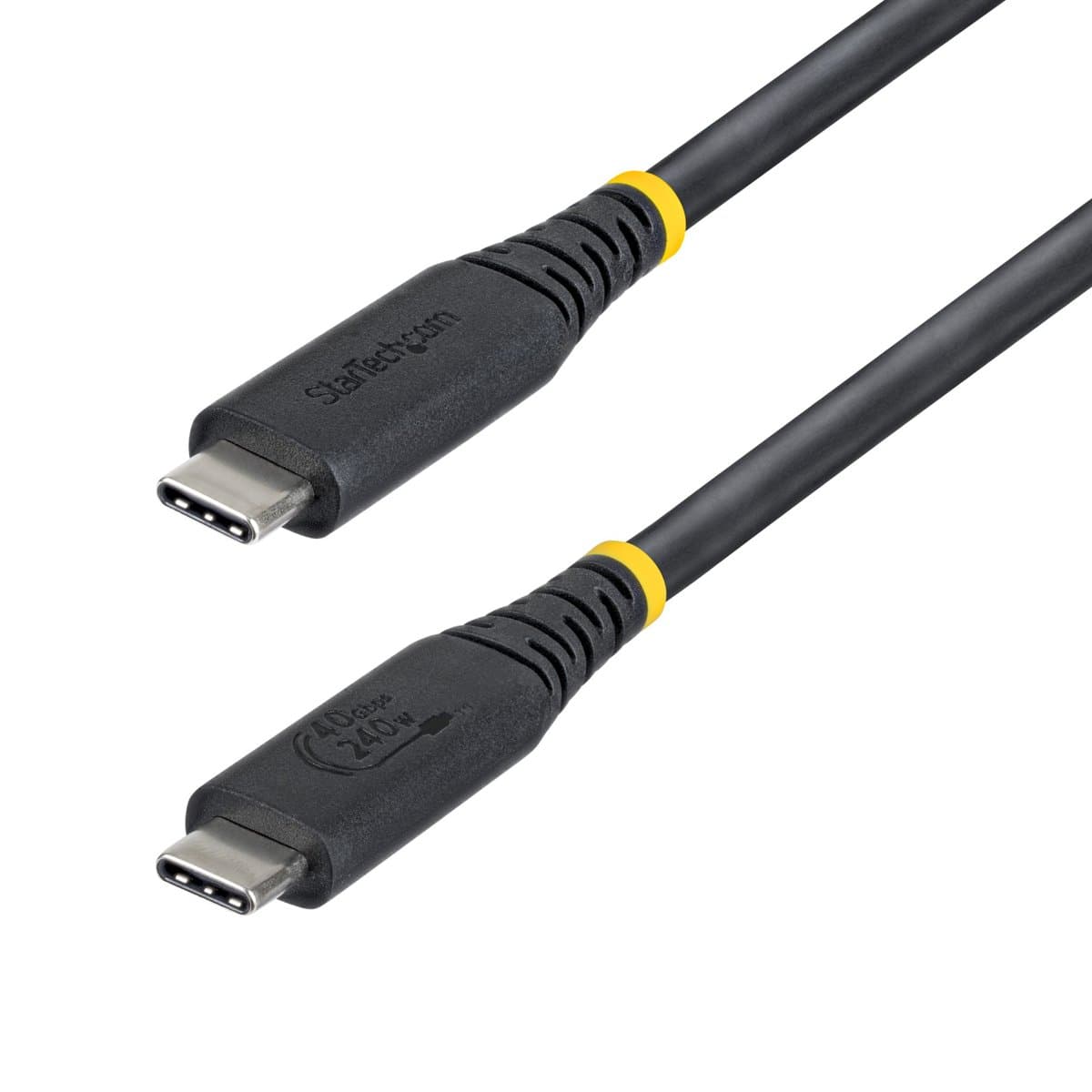 1.5FT USB4 CABLE BLACK USB-IF CERTIFIED 8K60/DP2.1/240W/40GBPS