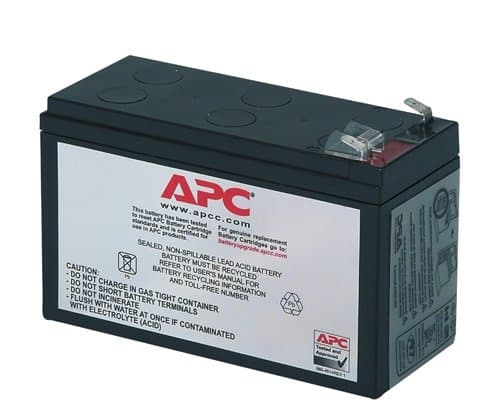 APC RBC2 Replacement Battery Cartridge, 7Ah, 12Vdc, Sealed Lead Acid, 5-Year Life