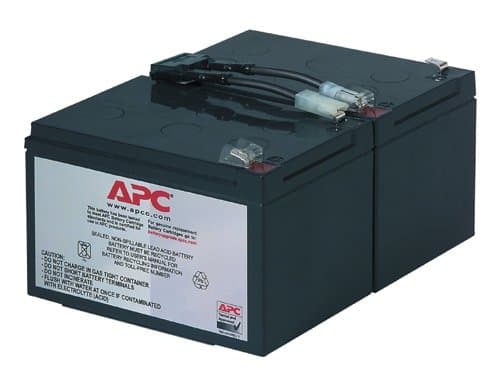 APC RBC6 Battery Replacement Cartridge, 11Ah 12VDC, Sealed Lead Acid, 7.68 kg