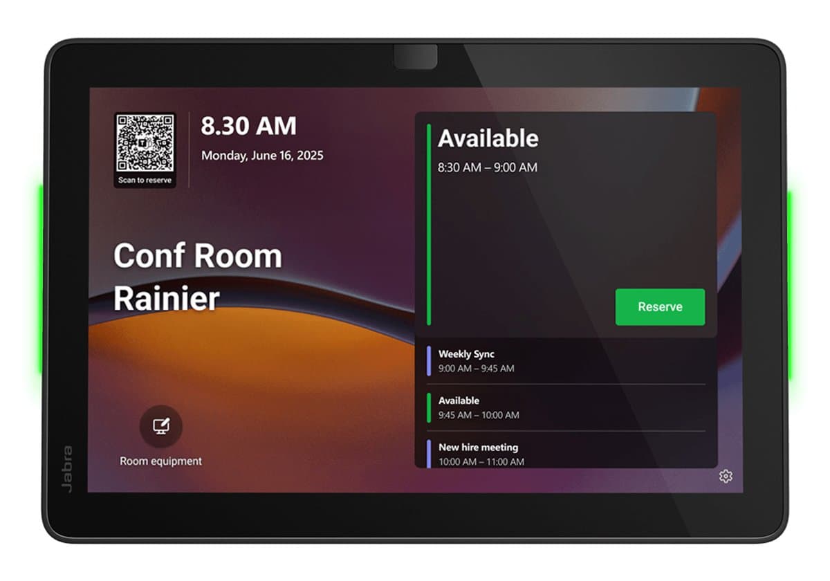 Jabra Scheduler UC, 10.1" Touchscreen, 1920 x 1200, Android 13, WiFi 5