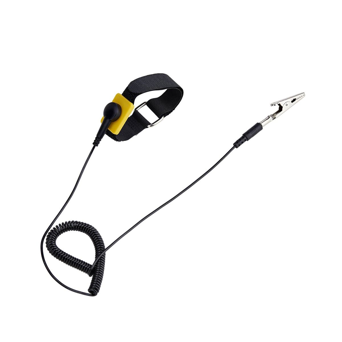 StarTech Antistatic Wrist Strap, ESD Band, 5 ft Detachable Grounding Cord, TAA, Black