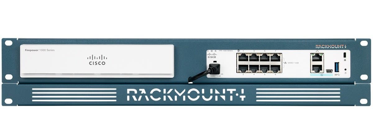 Rackmount.It Cisco Firepower 1010 Rack Mount Kit, 19in Bracket, Blue