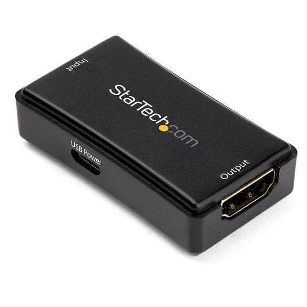 StarTech HDMI Signal Booster, 4K 60Hz, 45 ft Extension, Repeater